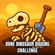 Bone Dinosaur Digging Challenge - Deep Digging game