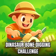Dinasaur Bone Digging Challenge - Deep Digging game