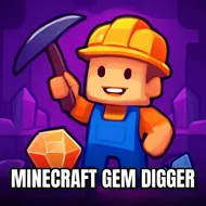 Minecraft Gem Digger - Diamond Rush game